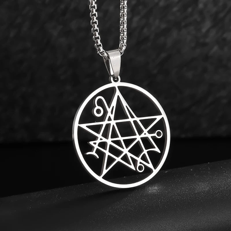 Flower of Life Chakra Necklace – Spiritual Stainless Steel Pendant for Energy & Balance