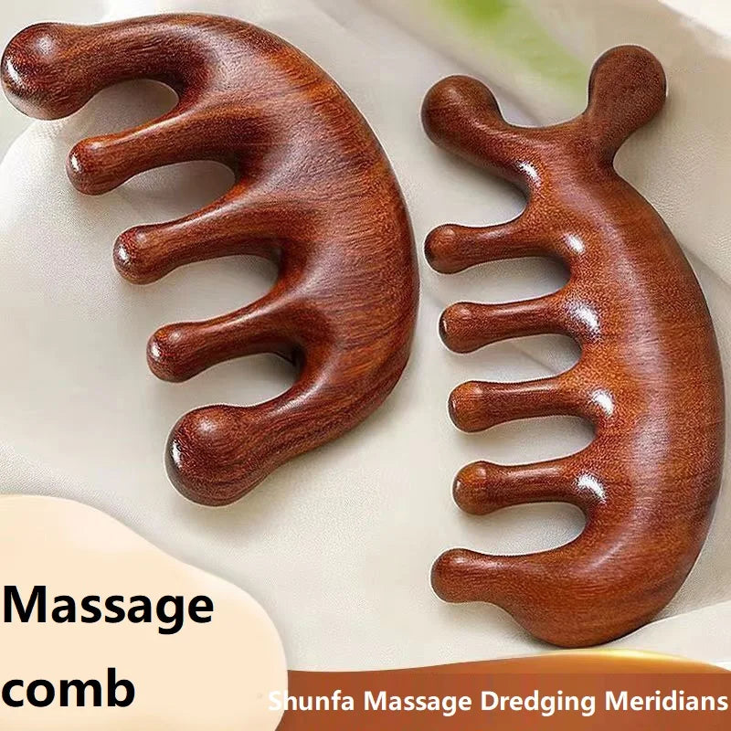 New Wooden Massager Comb