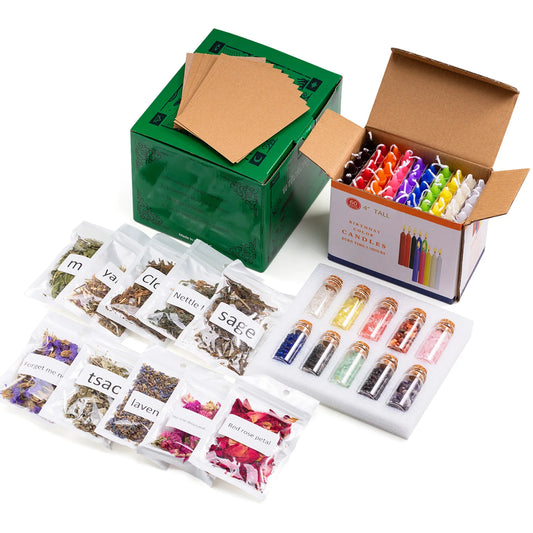Witch Spells Supplies Kit – Magical Tools for Rituals, Spellcasting & Spiritual Practice