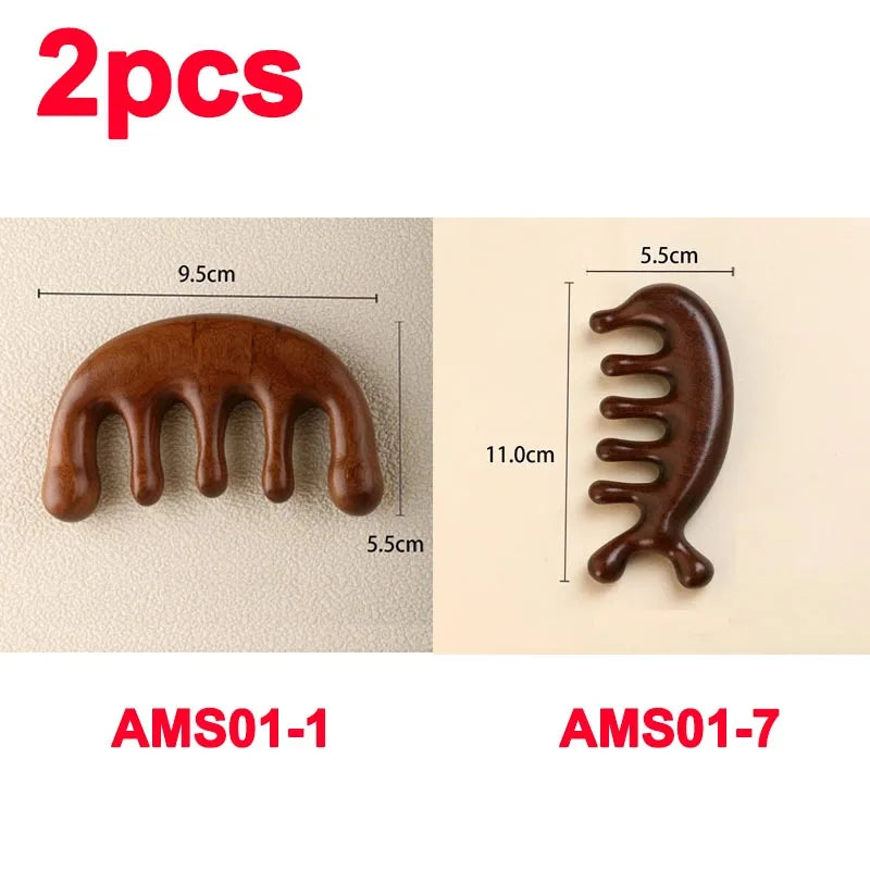 New Wooden Massager Comb