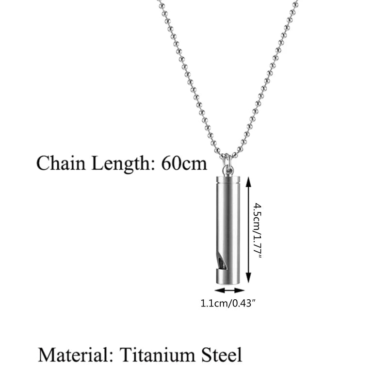 Meditation & Mindfulness Breathing Necklace – Calming Whistle for Stress Relief