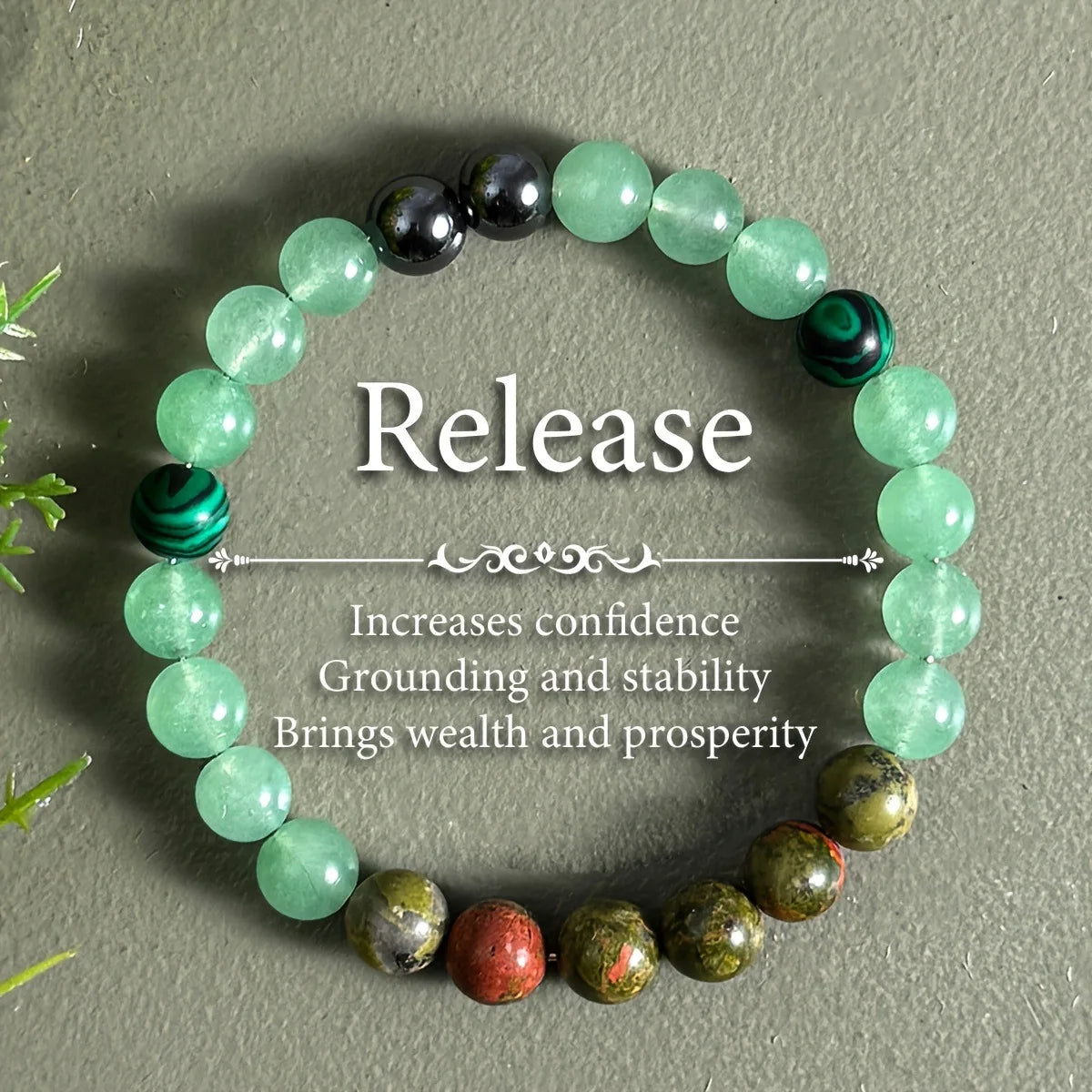 Natural Stone Symbolic Beaded Bracelet Women and Men