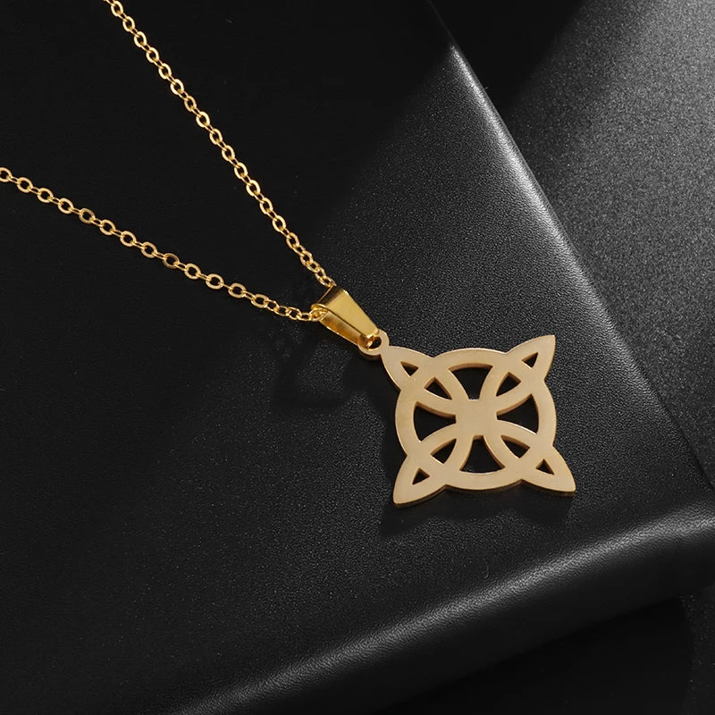 Flower of Life Chakra Necklace – Spiritual Stainless Steel Pendant for Energy & Balance