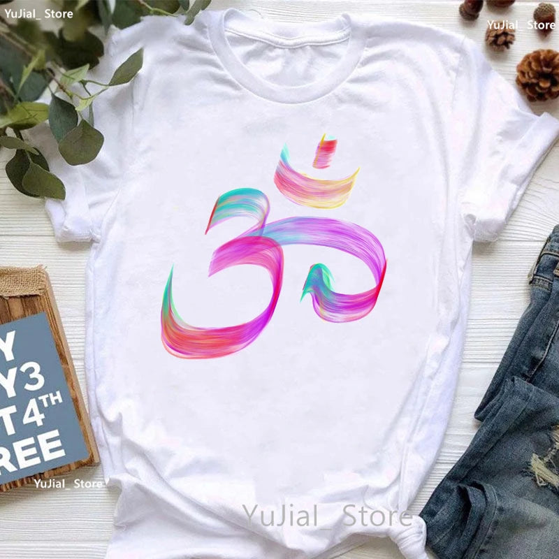Chakra Lotus Eye Yoga T-Shirt – Spiritual Energy Center Design Tee for Meditation, Healing & Conscious Living