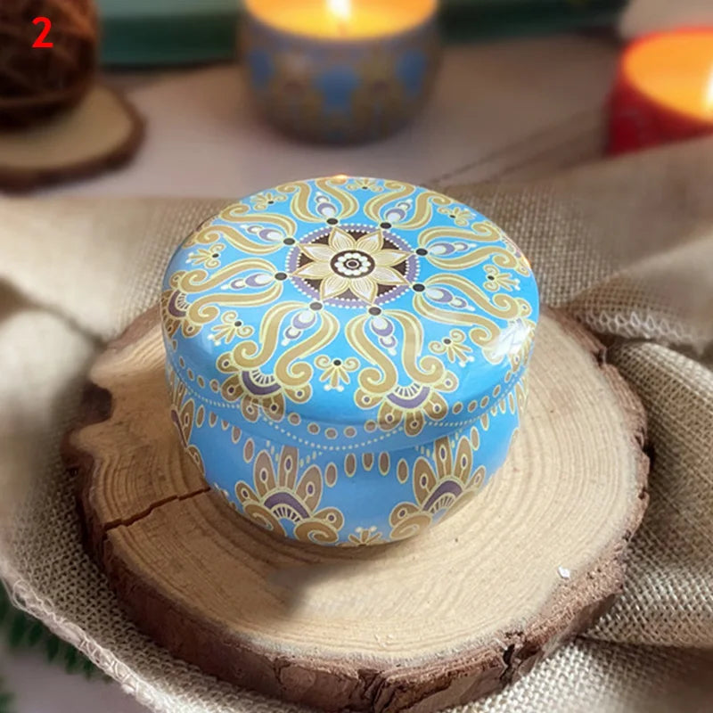 Scented Vintage Flower Candles – Elegant Floral Aromatherapy for a Romantic, Relaxing Atmosphere