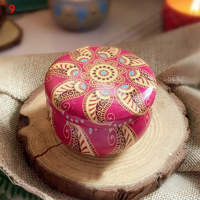 Scented Vintage Flower Candles – Elegant Floral Aromatherapy for a Romantic, Relaxing Atmosphere