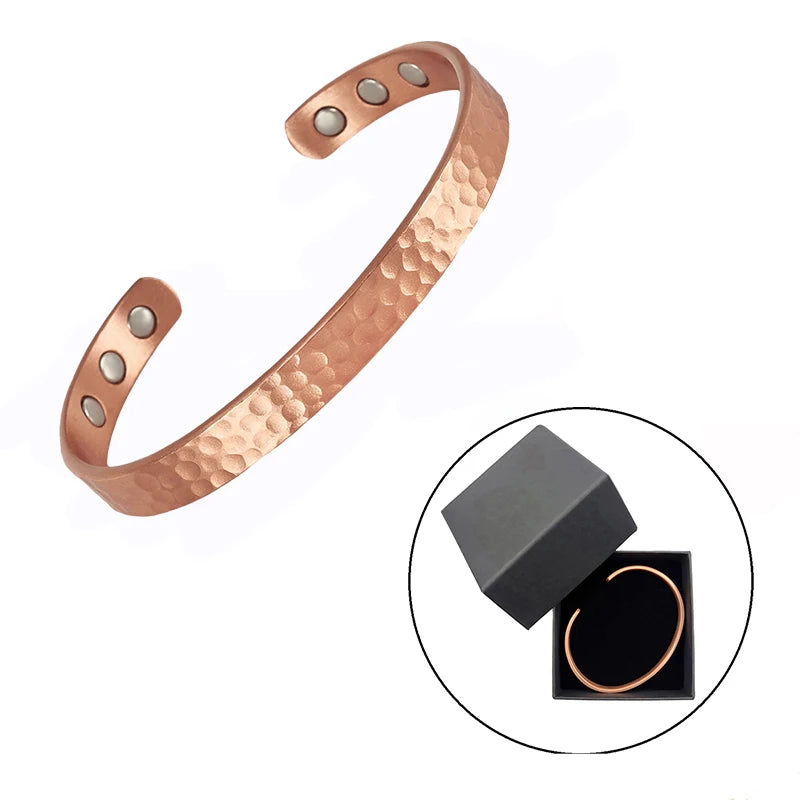 Magnetic Pure Copper Bracelets for Women and Men