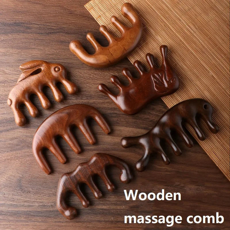New Wooden Massager Comb
