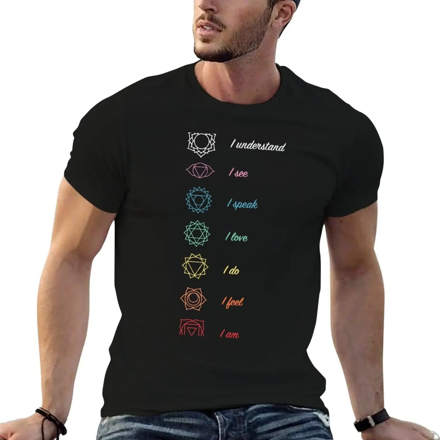 7 Chakras Meditation Kundalini Yoga T-shirt