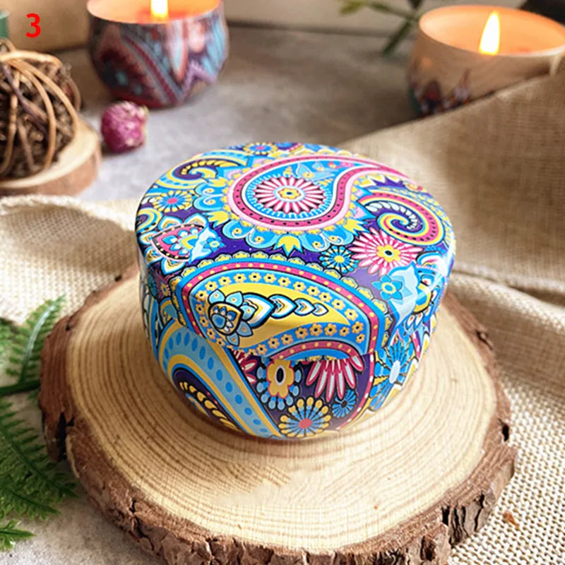 Scented Vintage Flower Candles – Elegant Floral Aromatherapy for a Romantic, Relaxing Atmosphere