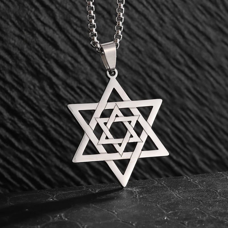 Flower of Life Chakra Necklace – Spiritual Stainless Steel Pendant for Energy & Balance