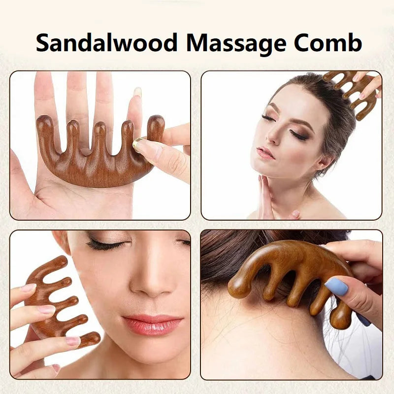 New Wooden Massager Comb