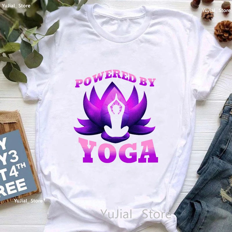 Chakra Lotus Eye Yoga T-Shirt – Spiritual Energy Center Design Tee for Meditation, Healing & Conscious Living
