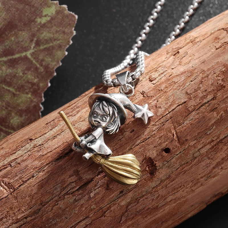 Guardian Angel Pendant Necklace – Spiritual Protection & Comfort in a Timeless Design