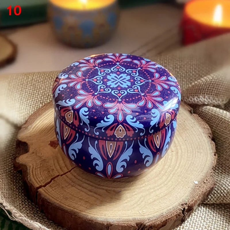 Scented Vintage Flower Candles – Elegant Floral Aromatherapy for a Romantic, Relaxing Atmosphere