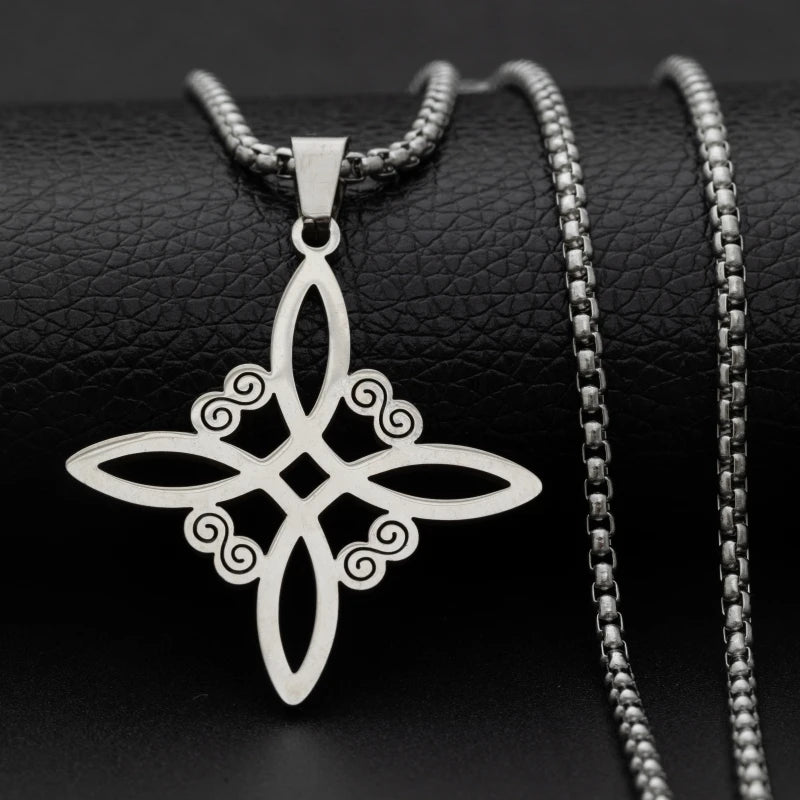 Flower of Life Chakra Necklace – Spiritual Stainless Steel Pendant for Energy & Balance