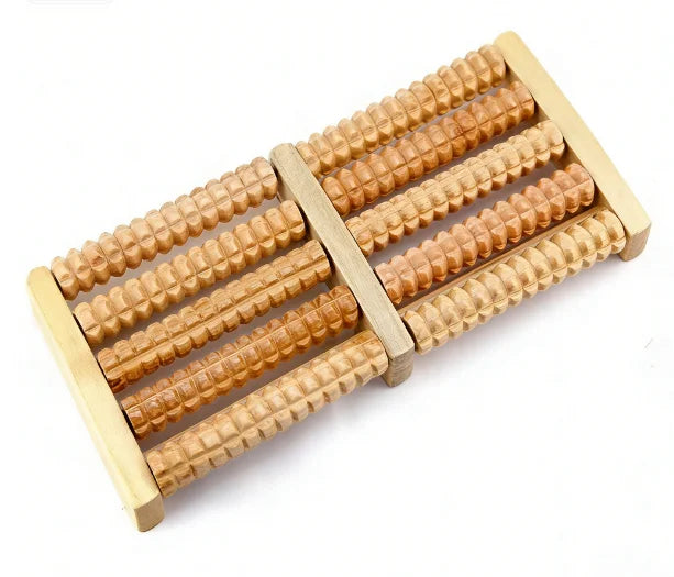 1pcs Wooden Foot Massager Roller