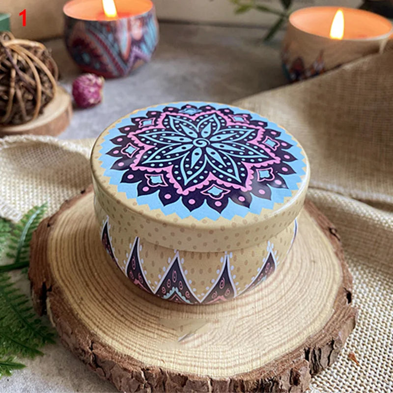 Scented Vintage Flower Candles – Elegant Floral Aromatherapy for a Romantic, Relaxing Atmosphere