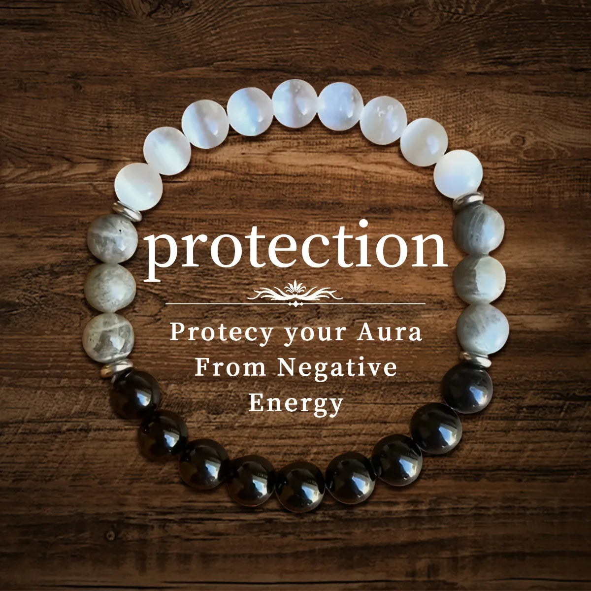 Natural Stone Symbolic Beaded Bracelet Women and Men
