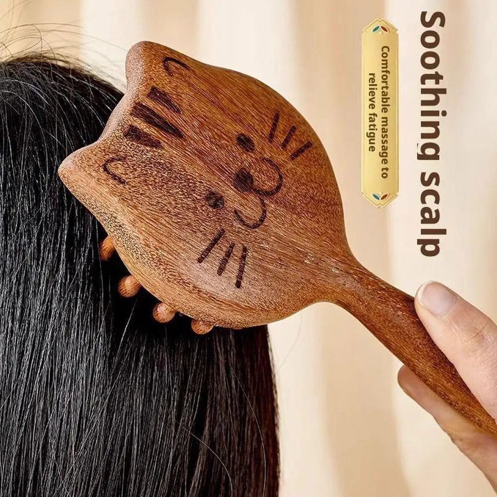 Sandalwood Scalp Massage Comb