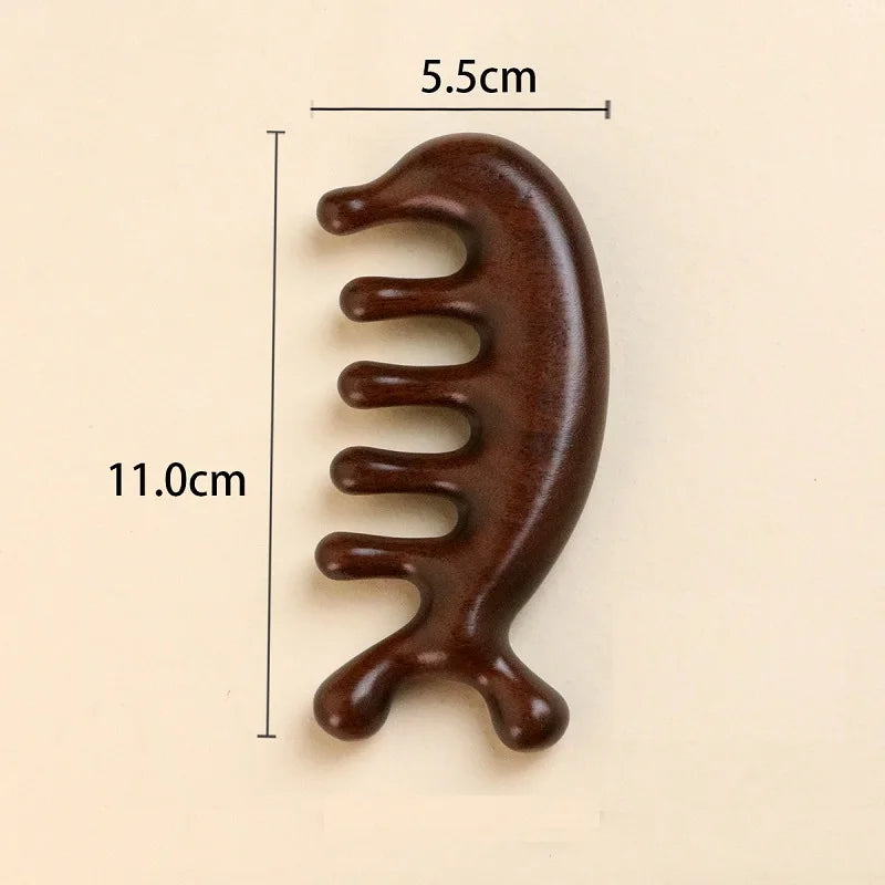 New Wooden Massager Comb