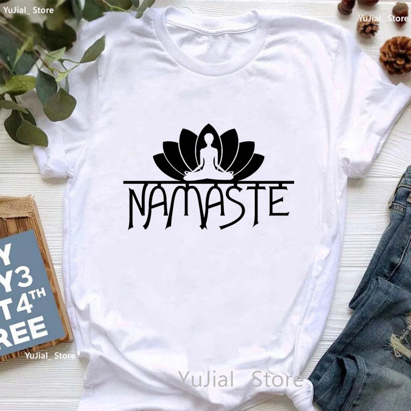 Chakra Lotus Eye Yoga T-Shirt – Spiritual Energy Center Design Tee for Meditation, Healing & Conscious Living
