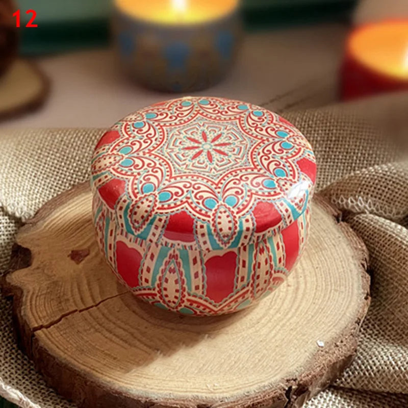 Scented Vintage Flower Candles – Elegant Floral Aromatherapy for a Romantic, Relaxing Atmosphere