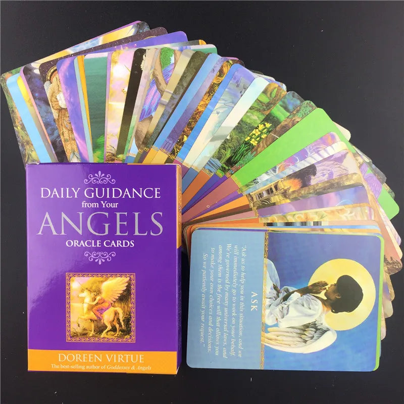 Angels Oracle Tarot Cards – Daily Guidance Deck for Spiritual Insight & Divine Messages