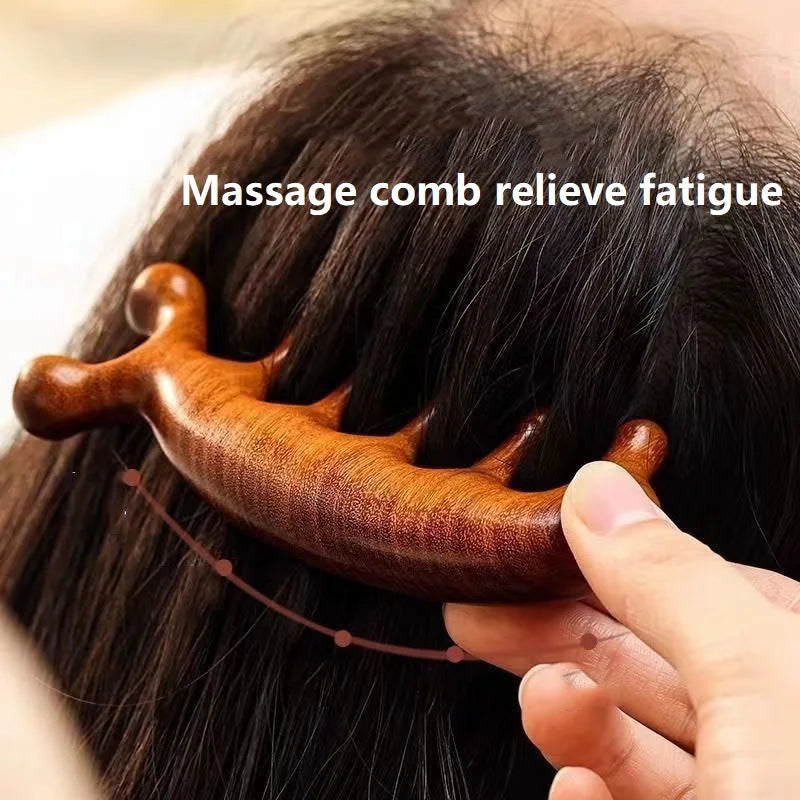 New Wooden Massager Comb