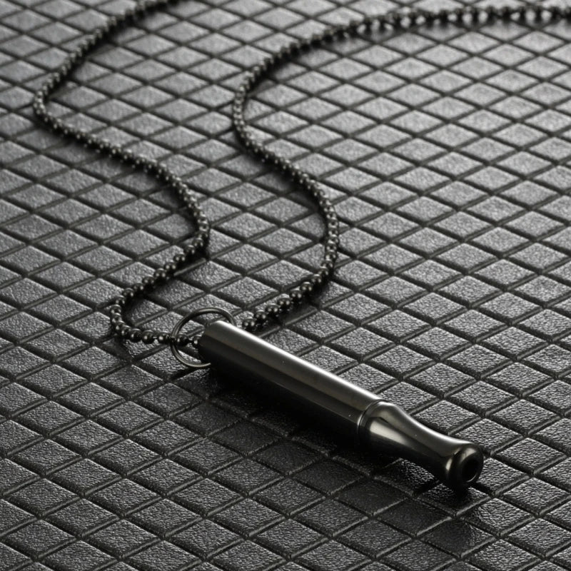 Meditation & Mindfulness Breathing Necklace – Calming Whistle for Stress Relief