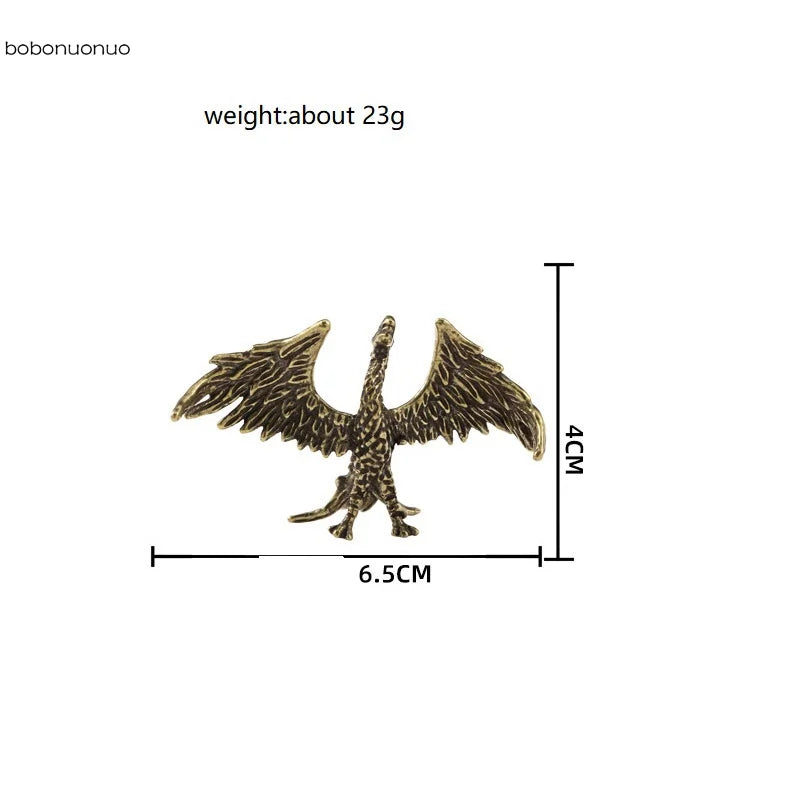 Solid Brass Flame Phoenix Statue – Symbol of Rebirth, Strength & Eternal Transformation