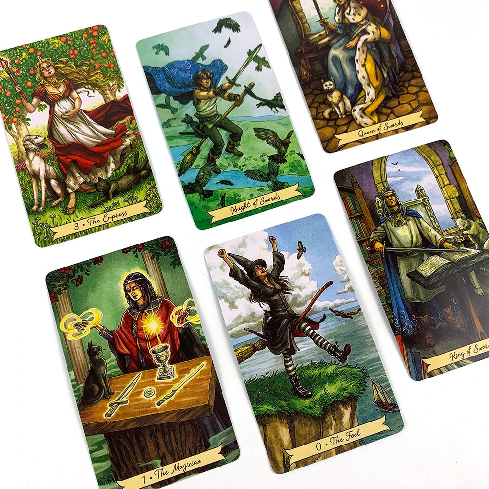 1 Box Everyday Witch Tarot Deck with Guidebook