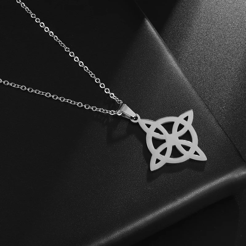 Flower of Life Chakra Necklace – Spiritual Stainless Steel Pendant for Energy & Balance