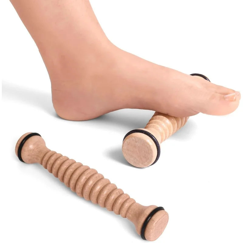 1pc wooden foot massager