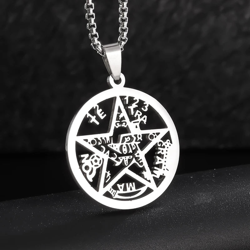 Flower of Life Chakra Necklace – Spiritual Stainless Steel Pendant for Energy & Balance