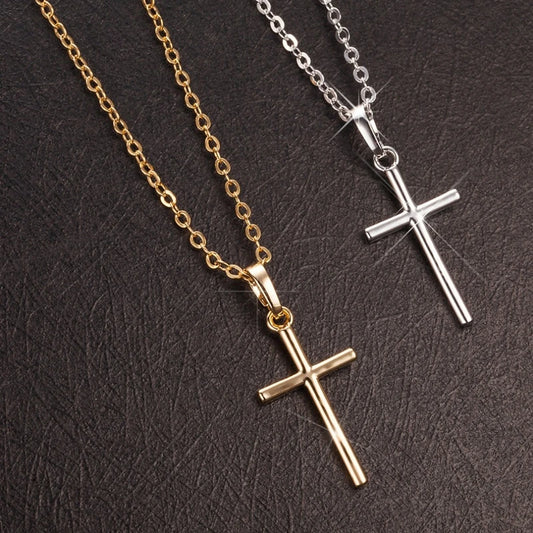 Elegant Cross Necklace – Timeless Symbol of Faith, Grace & Spiritual Strength